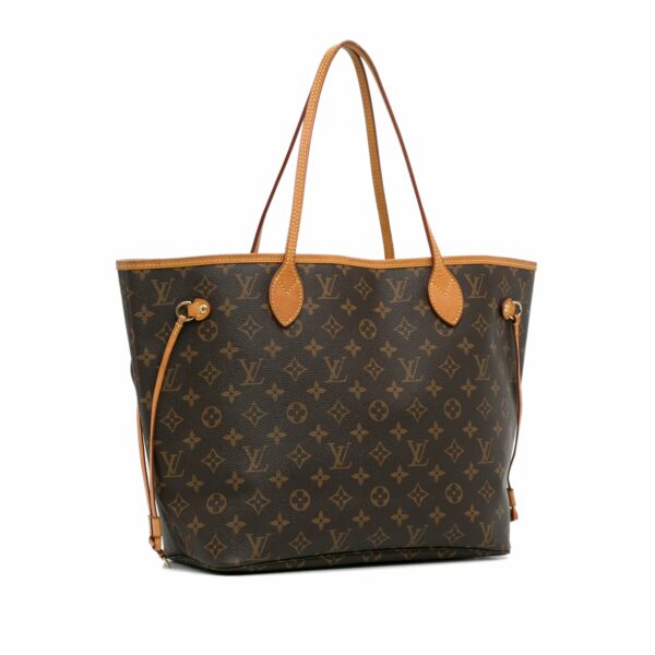 Brown LV Monogram Neverfull MM Tote Bag