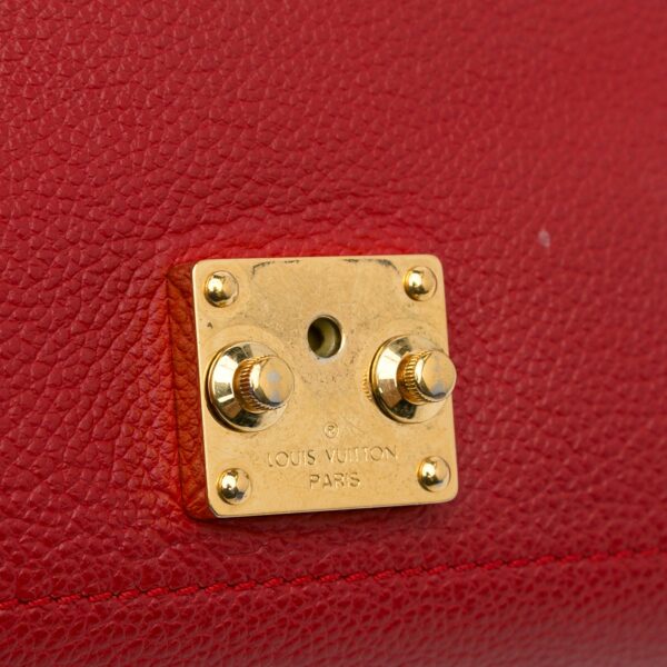 Red LV Monogram Empreinte Saint Germain PM Shoulder Bag - Image 11