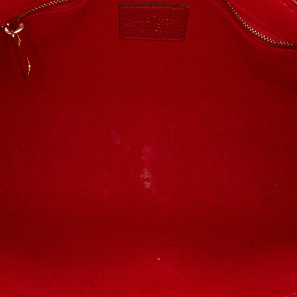 Red LV Monogram Empreinte Saint Germain PM Shoulder Bag - Image 6