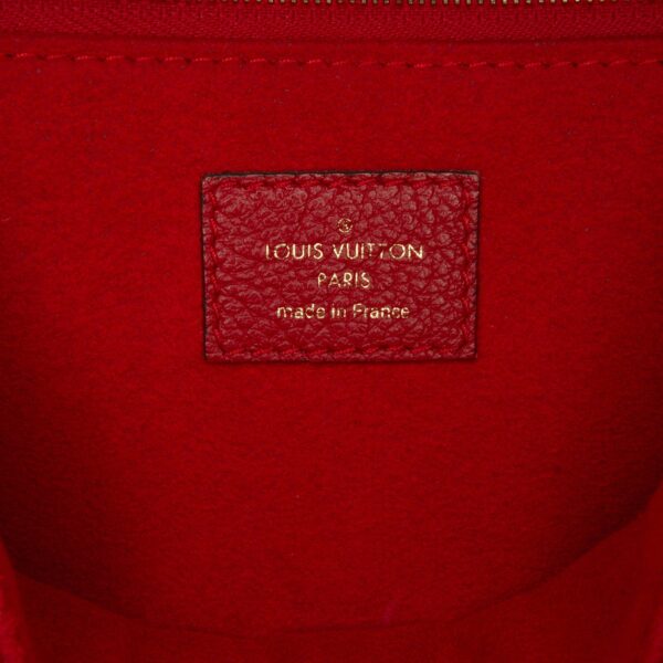 Red LV Monogram Empreinte Saint Germain PM Shoulder Bag - Image 8