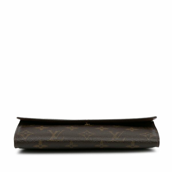 Brown LV Monogram Sarah Long Wallet - Image 5