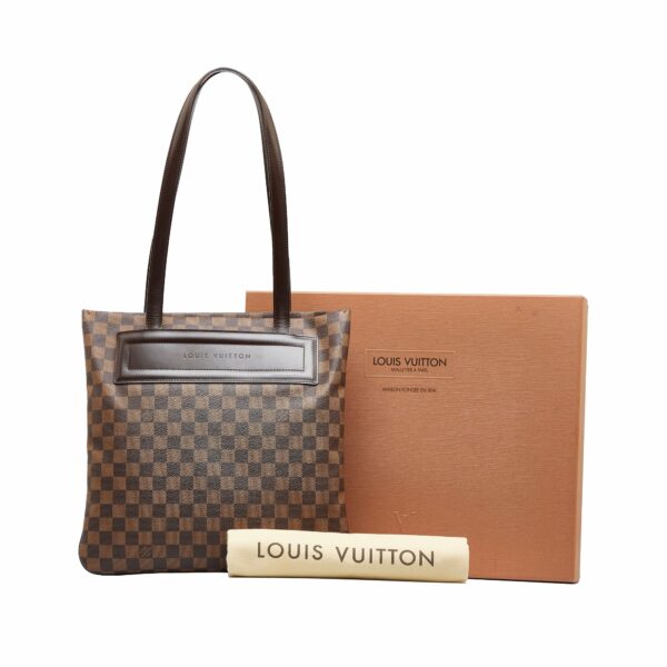 Brown LV Damier Ebene Clifton Tote Bag - Image 8