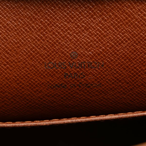 Brown LV Monogram Drouot Crossbody Bag - Image 6