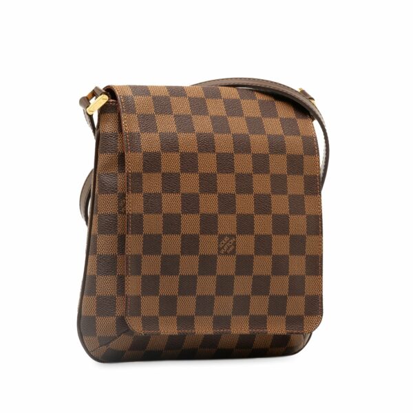 Brown LV Damier Ebene Musette Salsa Long Strap Crossbody Bag - Image 2