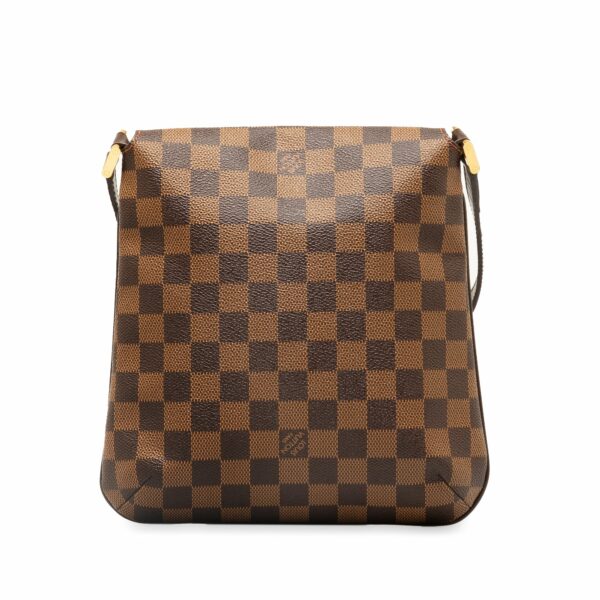 Brown LV Damier Ebene Musette Salsa Long Strap Crossbody Bag - Image 3