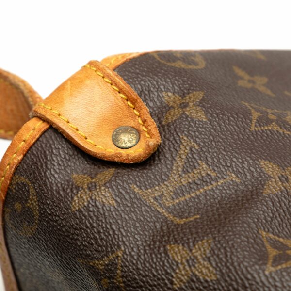 Brown LV Monogram Saumur 35 Crossbody Bag - Image 11