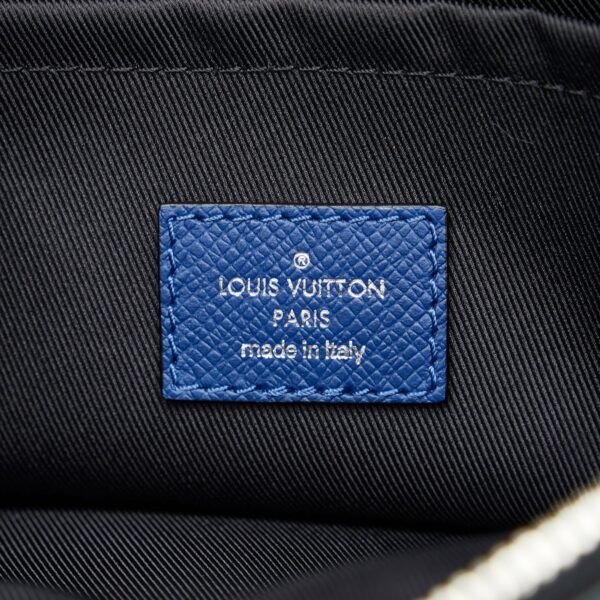 Blue LV Taiga Outdoor Messenger PM Crossbody Bag - Image 6