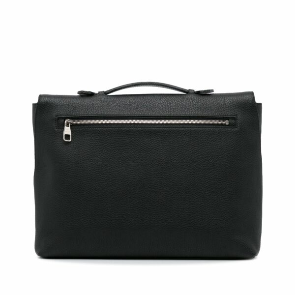 Black LV Taurillon Serviette Dorian Business Bag - Image 4