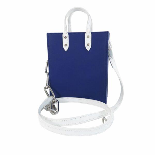 Blue LV Everyday Sac Plat XS Satchel - Image 2