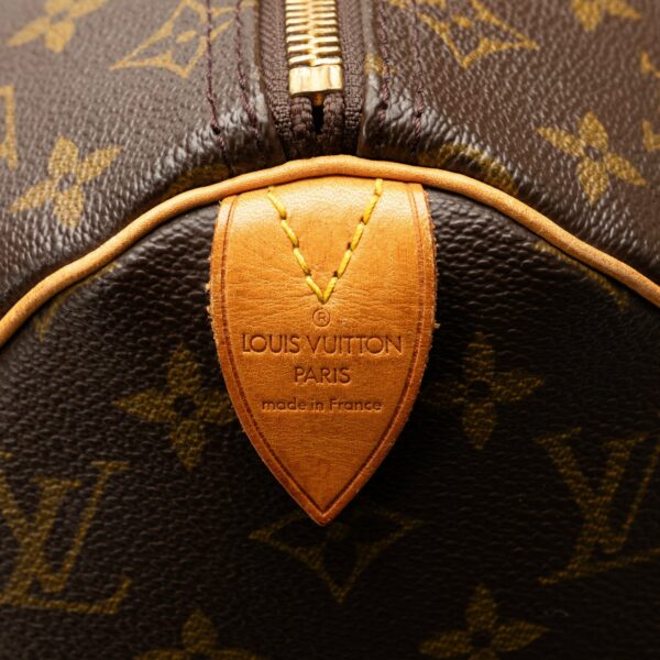 Brown LV Monogram Keepall 45 Travel Bag - Image 6