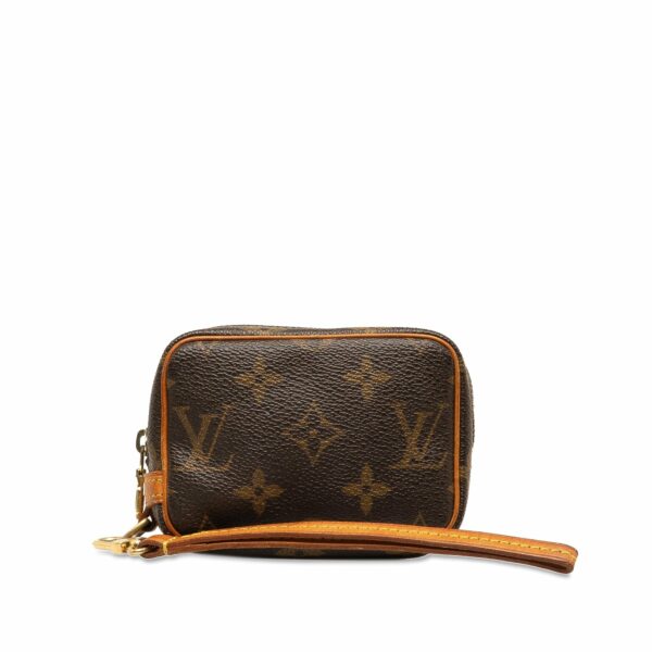 Brown LV Monogram Trousse Wapity Pouch