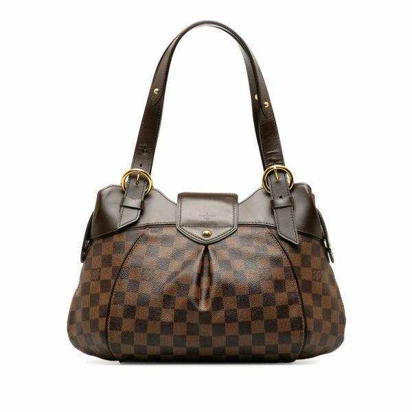 Brown LV Damier Ebene Sistina PM Shoulder Bag - Image 3