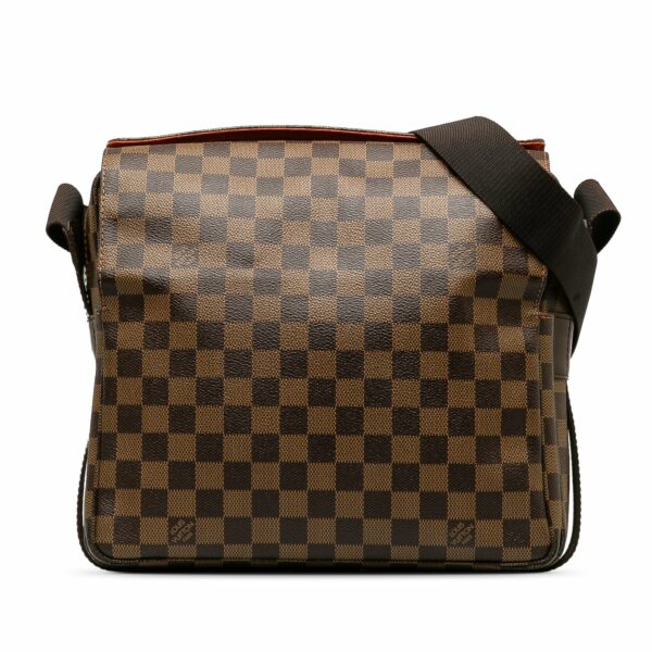 Brown LV Damier Ebene Naviglio Crossbody Bag