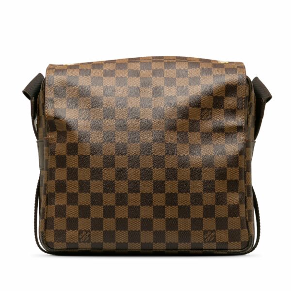 Brown LV Damier Ebene Naviglio Crossbody Bag - Image 3