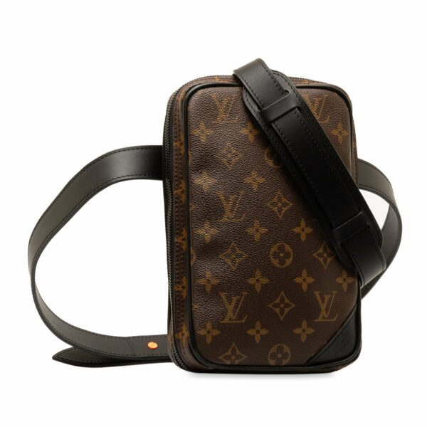 Brown LV Monogram Solar Ray Utility Side Bag - Image 2