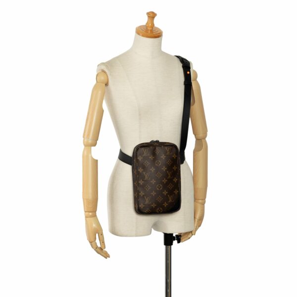 Brown LV Monogram Solar Ray Utility Side Bag - Image 9