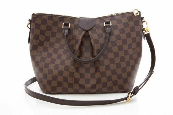 LV Brown Damier Ebene Siena Handbag - Image 3