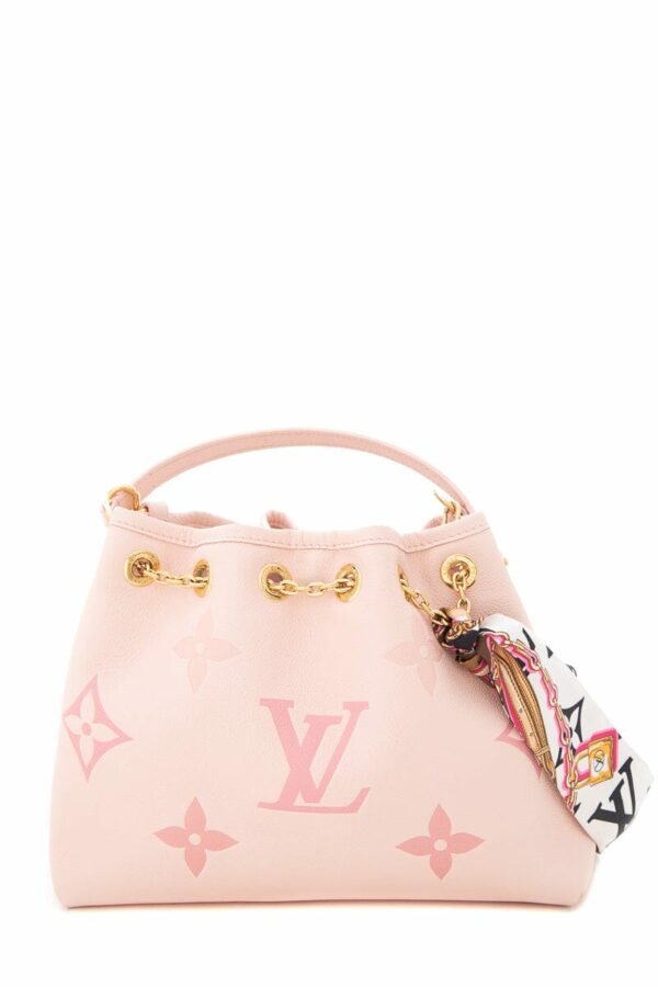 LV Pink Empreinte Monogram Giant Summer Bundle Handbag - Image 8