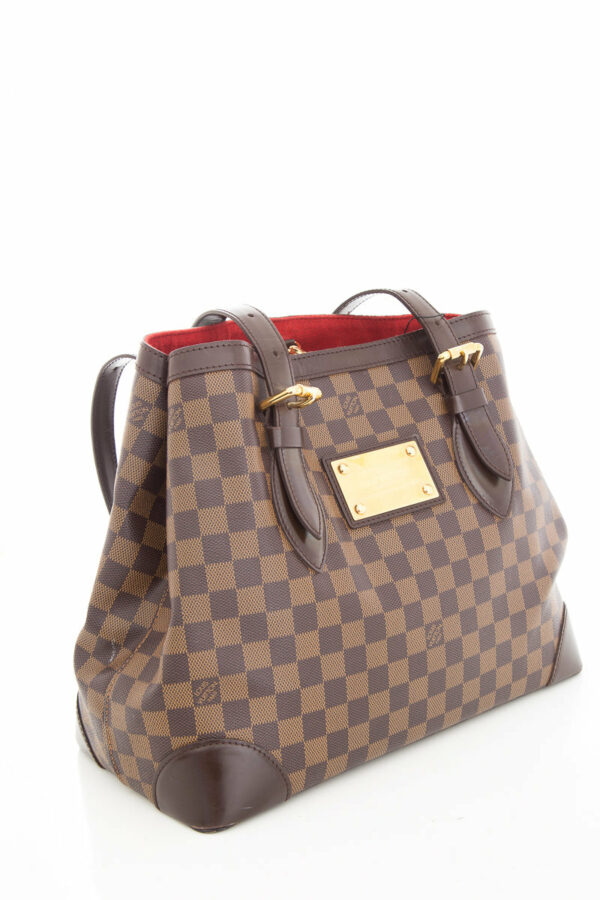 LV 2008 Brown Damier Ebene Hamstead Handbag - Image 3