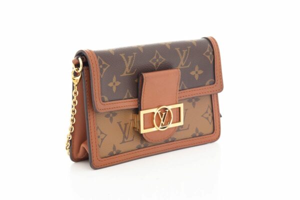 LV Monogram Dauphine Chain Wallet Cross-Body - Image 3