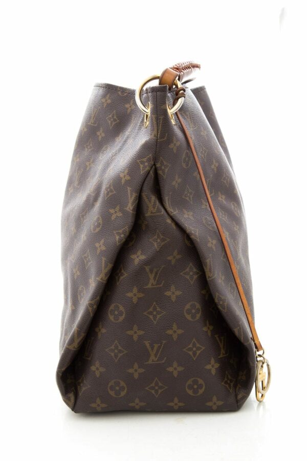 LV Brown Canvas Monogram Artsy Handbag - Image 3