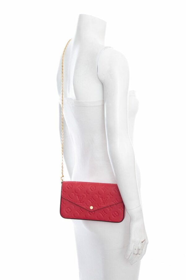 LV Red Empreinte Pochette Crossbody - Image 2