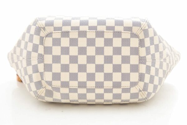 LV White Damier Azur Salina Handbag - Image 5