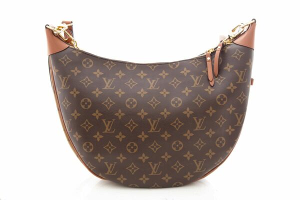 LV Brown Reverse Monogram Hobo - Image 4