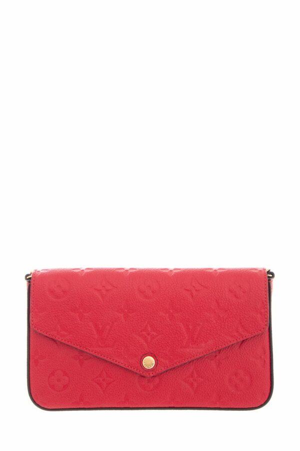 LV Red Empreinte Pochette Crossbody