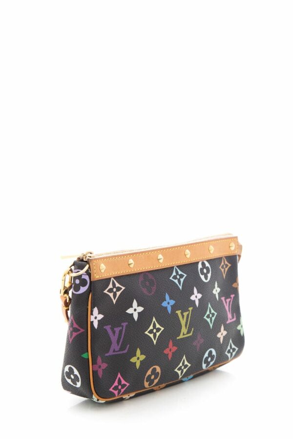 LV X Takasgi Murakami 2003 Multicolor Canvas Monogram Pochette