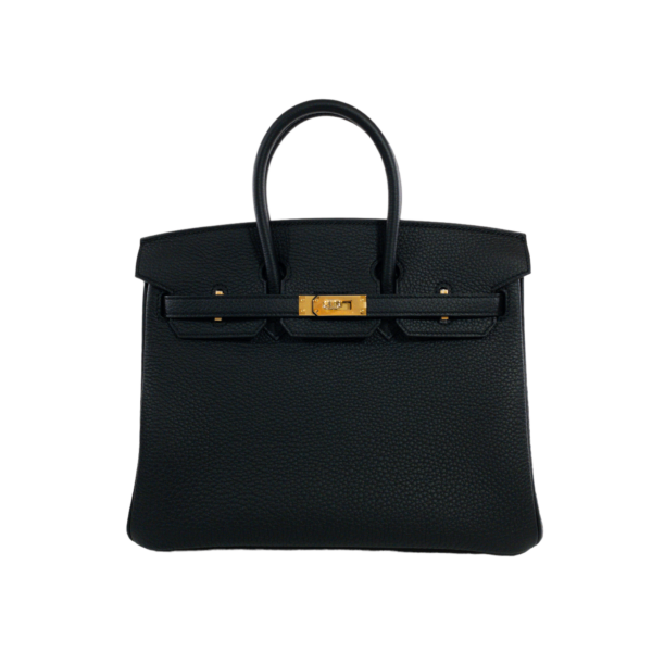 HM Birkin 25 Black Togo GHW