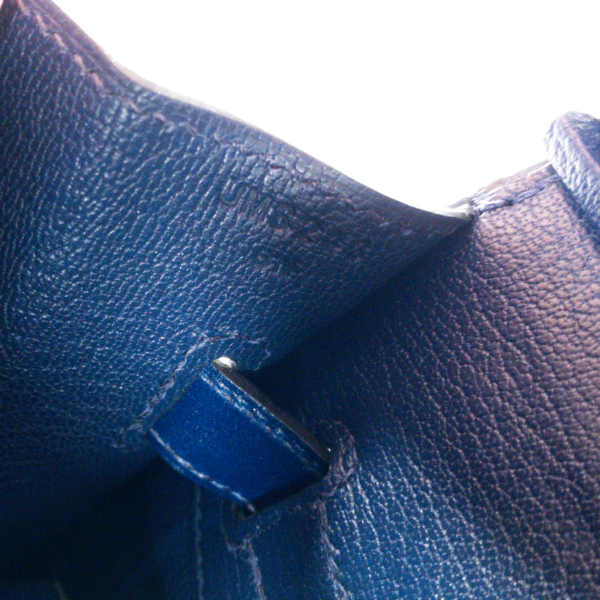 HM Blue Sapphire Sellier Birkin 30 - Image 23