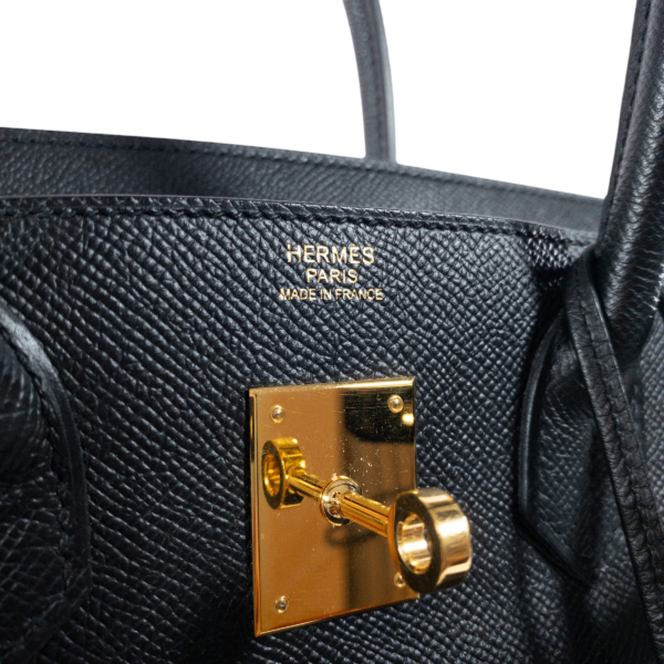 HM Black Birkin 30cm Epsom GHW - Image 5