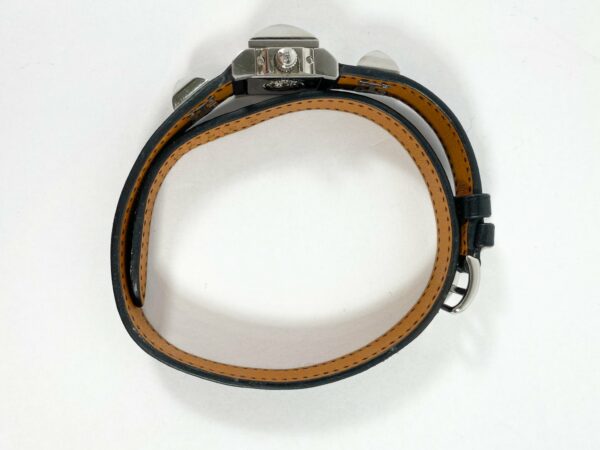 Hermès Black Medor Watch with extra Band - Image 6