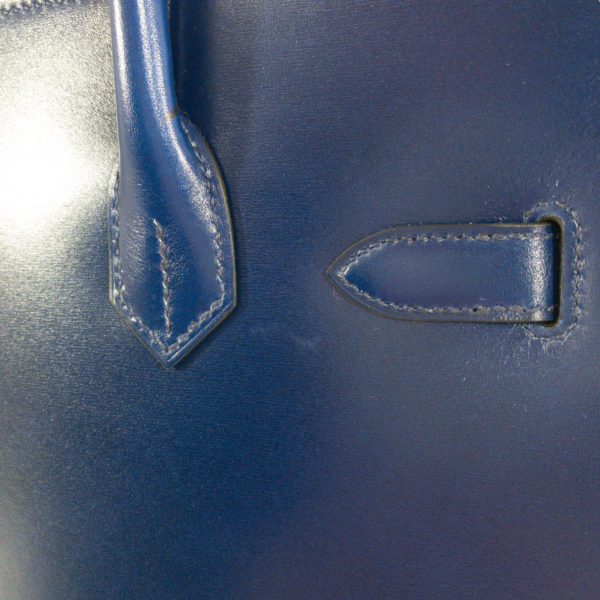 HM Blue Sapphire Sellier Birkin 30 - Image 9