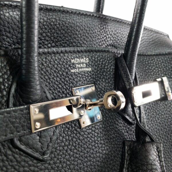 HM Birkin 25 Black Togo PHW - Image 8