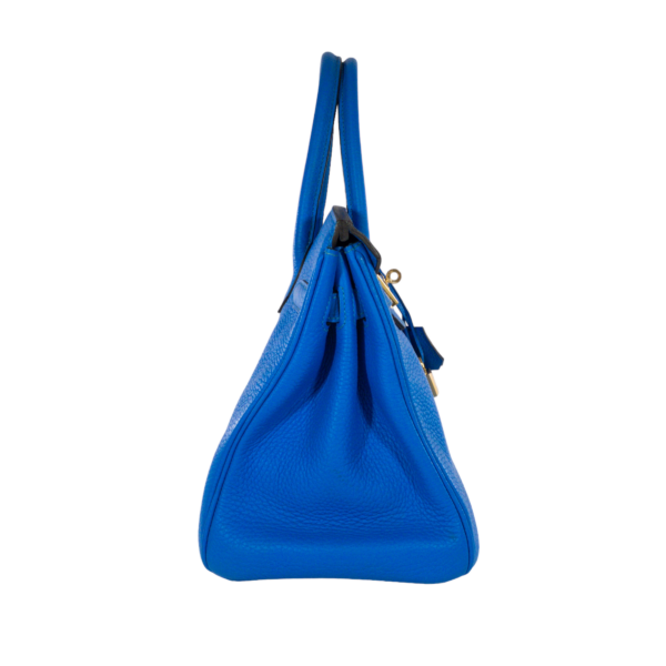 HM Blue Hydra Clemence Birkin 30cm GHW - Image 3