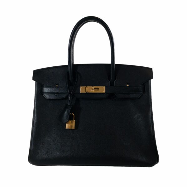 HM Black Epsom Birkin 30 GHW