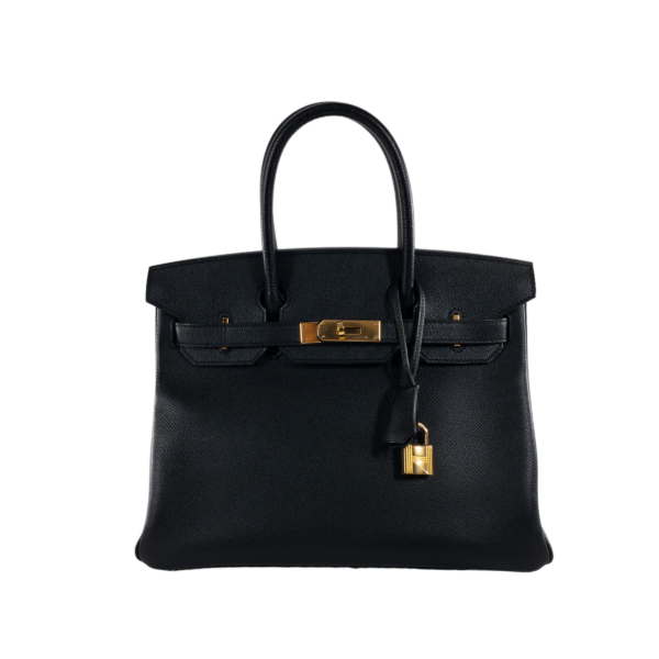 HM Black Birkin 30cm Epsom GHW