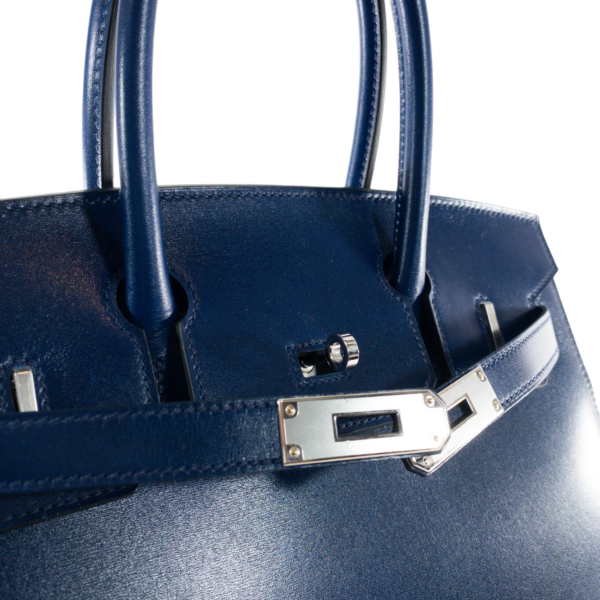 HM Blue Sapphire Sellier Birkin 30 - Image 12