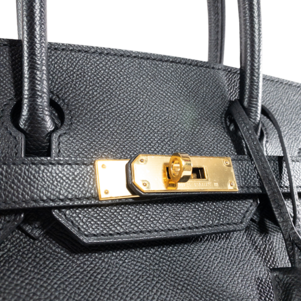 HM Black Birkin 30cm Epsom GHW - Image 4