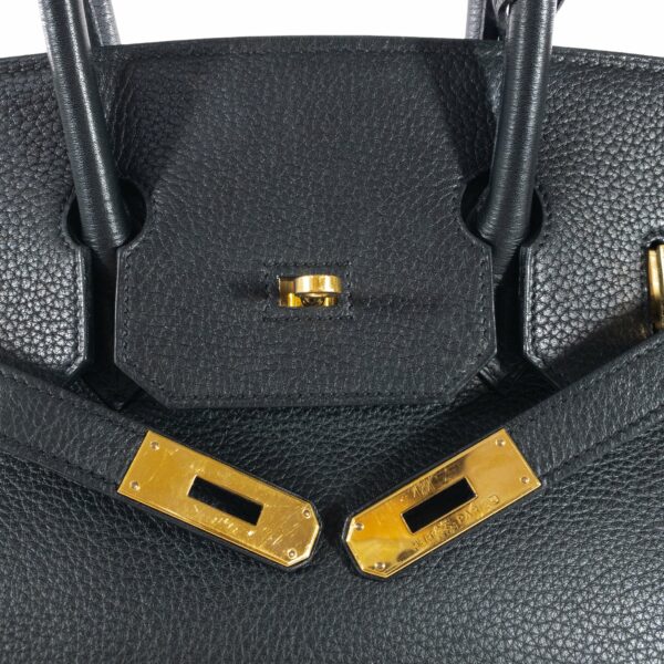 HM Black Birkin Vintage Shooting Star GHW - Image 7