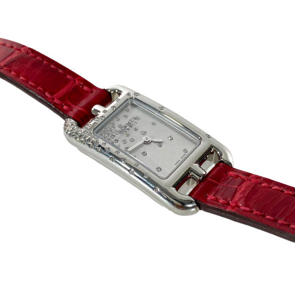 HM Braise Alligator Watch w DIamonds - Image 3