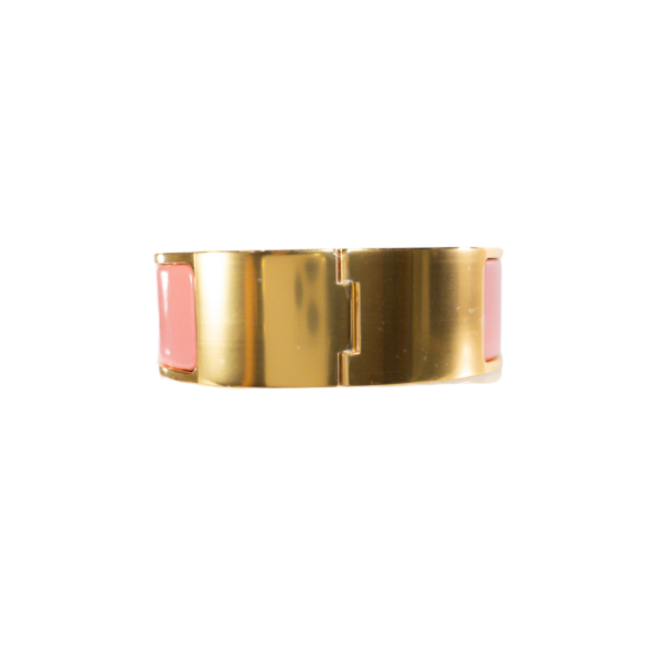 HM Papaye Wide Clic H Bracelet GHW - Image 3