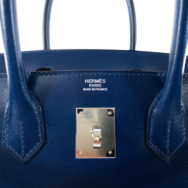 HM Blue Sapphire Sellier Birkin 30 - Image 10