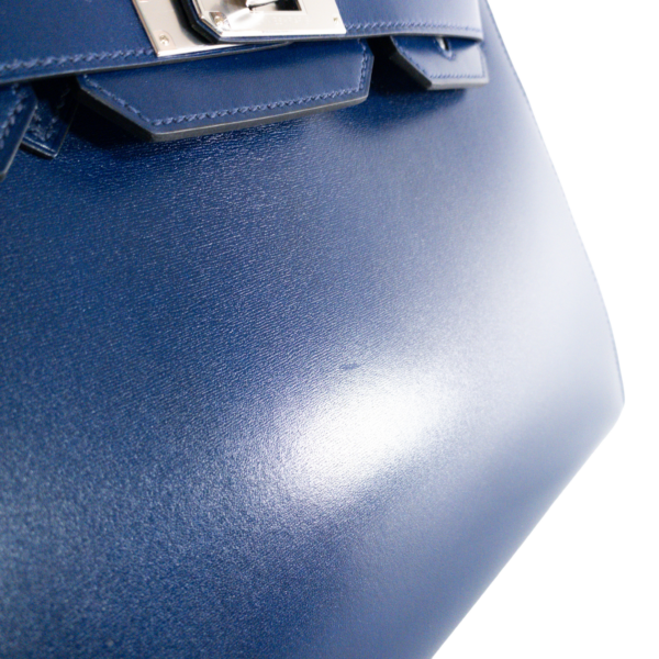 HM Blue Sapphire Sellier Birkin 30 - Image 13