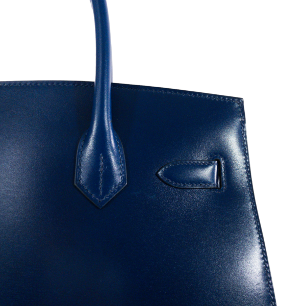 HM Blue Sapphire Sellier Birkin 30 - Image 11