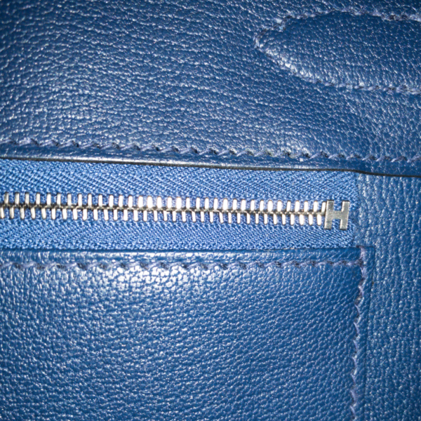 HM Blue Sapphire Sellier Birkin 30 - Image 19