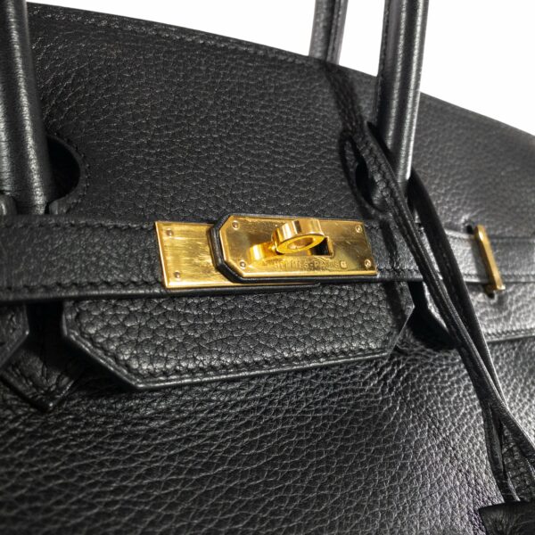 HM Black Birkin Vintage Shooting Star GHW - Image 6