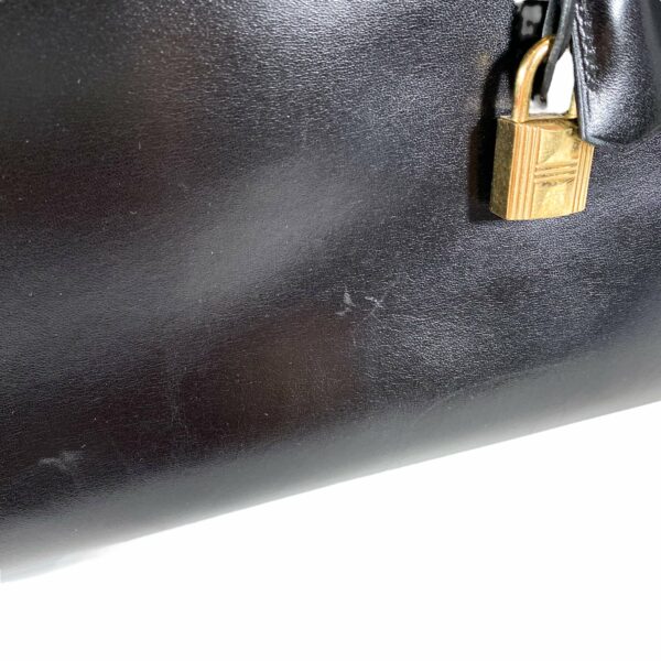 HM Vintage Black Birkin 35 Box Leather GHW - Image 9